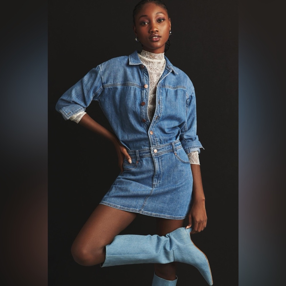 Anthropologie Denim Dress